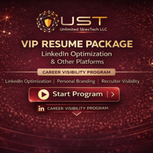VIP Resume Package – LinkedIn Optimization & Other Platforms