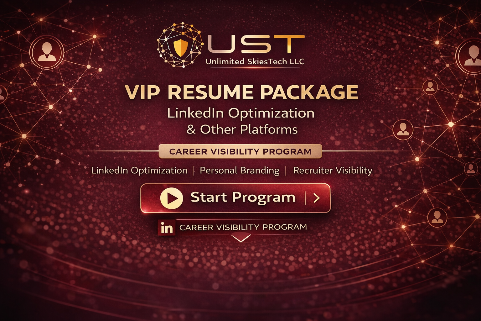 VIP Resume Package – LinkedIn Optimization & Other Platforms
