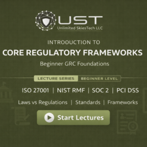 Introduction to Core Regulatory Frameworks- lectures